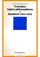 TRACTATUS LOGICO PHILOSOPHICUS E QUADERNI 1914 1916 di Wittgenstein 1968 Einaudi