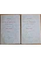 STORIA DELLA CITTÀ DI BARLETTA di Sabino Loffredo 2 volumi completo 1893 Libro