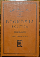 Economia politica di Stanley Jevons 1899 hoepli manuale libro Luigi Cossa traduz