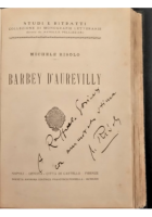 BARBEY D'AUREVILLY di Michele Risolo 1923 Perrella Libro autografato dall'autore