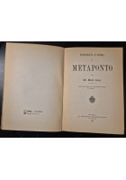 TOPOGRAFIA E STORIA DI METAPONTO di M Lacava 1973 Antonio Morano Libri Antichi