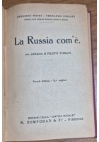 LA RUSSIA COM’È di Gregorio Nofri e Fernando Pozzani Libro Bemporad II edizione