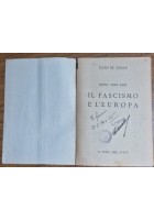 DOPO VENT’ANNI IL FASCISMO E L’EUROPA di Ezio m Gray 1943 a cura del PNF Libro