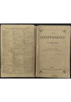 LES CONFESSIONS di J J Rousseau Garnier Freres Libro antico le confessioni