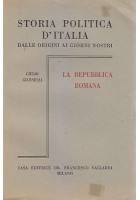 LA REPUBBLICA ROMANA di Giulio Giannelli 1955 Francesco Vallardi editore *