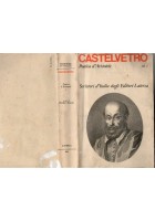 POETICA D'ARISTOTELE VULGARIZZATA E SPOSTA volume 1 di Castelvetro 1978 Libro I