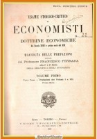 ESAME STORICO CRITICO DI ECONOMISTI Volume 1 parte 1 e 2 Ferrara 1889 UTET Libro
