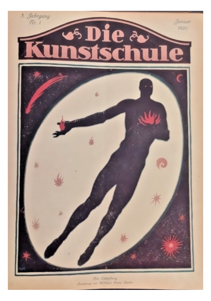 DIE KUNSTSCHULE 1920 annata completa Willibald Krain Rivista di arte in tedesco