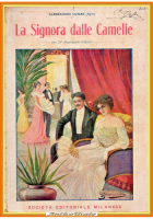 LA SIGNORA DALLE CAMELIE di Alessandro Dumas Libro illustrato romanzo