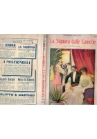 LA SIGNORA DALLE CAMELIE di Alessandro Dumas Libro illustrato romanzo