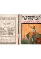 LO SMERALDO DI CEYLAN di Emilio Salgari 1931 Bemporad Libro