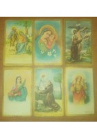 6 SANTINI collezione collana Gesù Madonna sant Antonio Giovanni Lucia Francesco