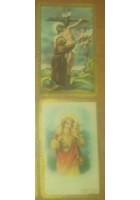 6 SANTINI collezione collana Gesù Madonna sant Antonio Giovanni Lucia Francesco