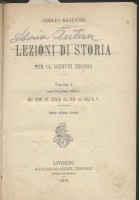 LEZIONI DI STORIA – STORIA ANTICA di Camillo Manfroni 1918 Raffaello Giusti