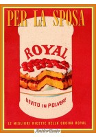PER LA SPOSA RICETTARIO ROYAL 1954 Cernuschi Libro ricette cucina vintage