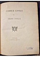 CODICE CIVILE DEL REGNO D’ITALIA Torino Stamperia Reale 1865 Libro antico diritto