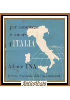 PER CONOSCERE E AMARE L’ITALIA ATLANTE INA assicurazioni anni ’50 libretto