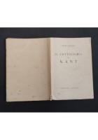 IL CRITICISMO DI KANT di Cesare Luporini 1955 Sansoni Libro filosofia