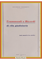 FRAMMENTI E RICORDI DI VITA GIUDIZIARIA Michele Roberti 1958 Ar Ti Libro giudic