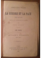 La Guerre Et La Paix volume priimo di Leone Tolstoj 1879 I traduzione assoluta Hachette