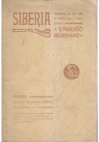 Siberia di Umberto Gordano e Illica 1905 libretto solo testo Sonzogno lirica