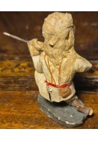 SOLDATINO CONFALONIERI CHIALÚ ascaro coloniale pasta cartapesta fine anni '30