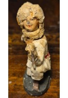 SOLDATINO CONFALONIERI CHIALÚ ascaro coloniale pasta cartapesta fine anni '30