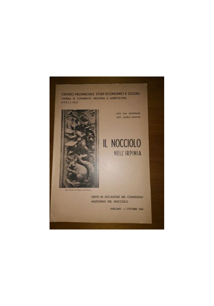 IL NOCCIOLO NELL'IRPINIA Elio Gramignani e Olimpia Spidalieri 1961 Avellino