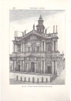 SARONNO FACCIATA DEL SANTUARIO incisione originale 1902