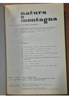 NATURA E MONTAGNA 3 annate complete 1962 1963 1964 rivista trimestrale natura