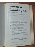 NATURA E MONTAGNA 3 annate complete 1962 1963 1964 rivista trimestrale natura