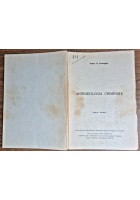 ANTROPOLOGIA CRIMINALE di Tiziano Formaggio Parte prima 1971 Libro università