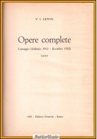 CARTEGGIO febbraio 1912 – dicembre 1922 di Lenin volume XXXV opere - comunismo