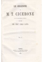 LE ORAZIONI di Marco Tullio CICERONE 3 volumi 1868 Lanza libro testo latino a fronte
