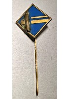 SPILLA DISTINTIVO FASCISTA Funzionari di Stato Fascio Littorio originale smaltat