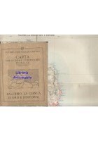 Palermo La Conca D'Oro E Dintorni Carta Zone Turistiche D'Italia TCI anni'30