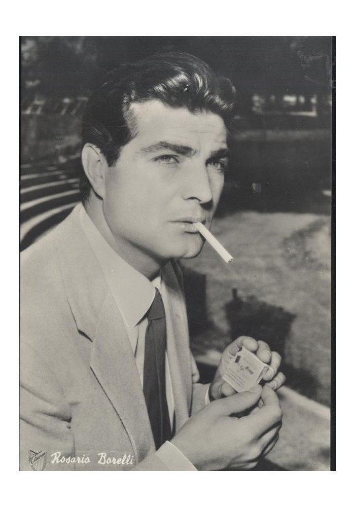 ROSARIO BORELLI nel film classe di ferro CARTOLINA originale anni '50