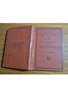 MANUALE PER LE IPOTECHE di Aronne Rabbeno 1897 Ulrico Hoepli Manuali Libro antic