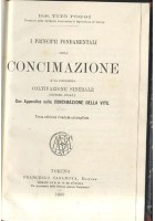 I PRINCIPII FONDAMENTALI DELLA CONCIMAZIONE di Tito Poggi 1900 Casanova