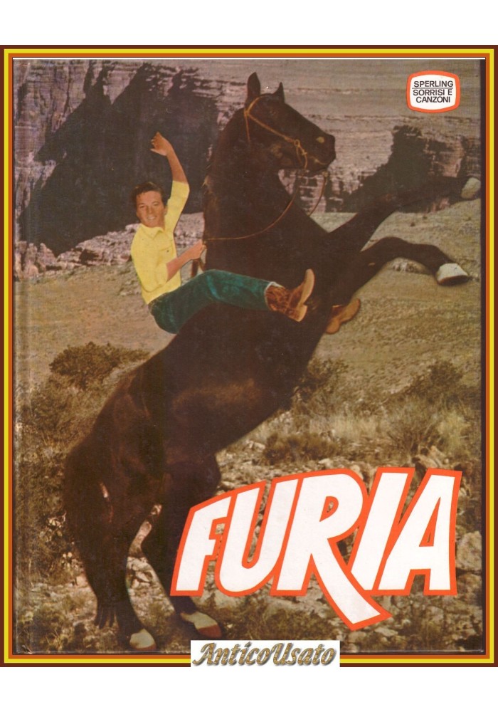 FURIA CAVALLO DEL WEST 1977 libera riduzione dallo sceneggiato di Seymandi Libro