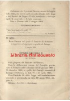 BOTTAIANO SOPPRESSO REGIO DECRETO 1869 AGGREGATO RICENGO (CREMONA) originale