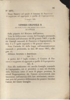 PASSARERA CAPERGNANICA - REGIO DECRETO - 1869 CREMONA