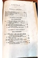 LOGICA E METAFISICA Antonio Genovesi 1848 Società Tipografica Classici Italiani