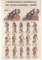 CAMPIONATI MONDIALI DI CICLISMO 1966 BELLA CARTOLINA A COLORI NON VIAGGIATA
