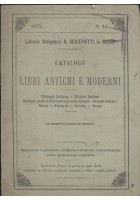 CATALOGO LIBRI ANTICHI MODERNI libreria antiquaria Schiepatti 1875 Milano
