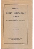 BULLETIN DE LA SOCIETÈ MATHEMATIQUE DE FRANCE tome 91 année 1963 *