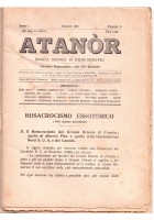 ATANOR rivista di Studi Iniziatici anno I numero 5 Maggio 1924 ORIGINALE d'epoca