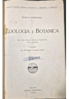 ZOOLOGIA E BOTANICA di Paolo Enriques 1910 Zanichelli ad uso delle scuole libro