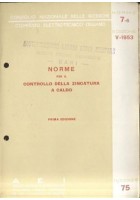 NORME PER IL CONTROLLO DELLA ZINCATURA A CALDO 1953 Associazione elettrotecnica