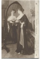 CARTOLINA EROTICA Salon J. Scalbert - Satisfaction - ORIGINALE EPOCA NON VIAGGIA